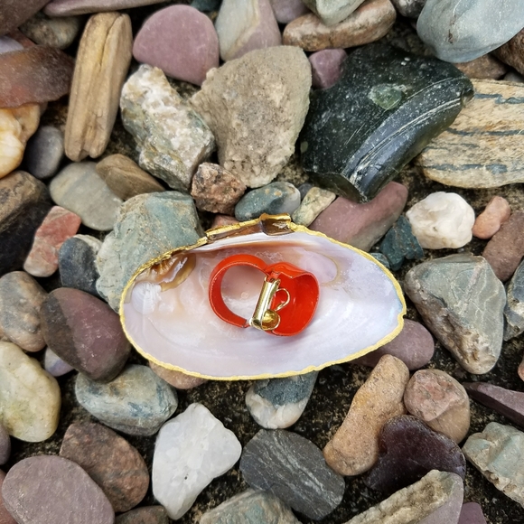 Clamshell Trinket Dish (Set of Two) - Picture 4 of 7